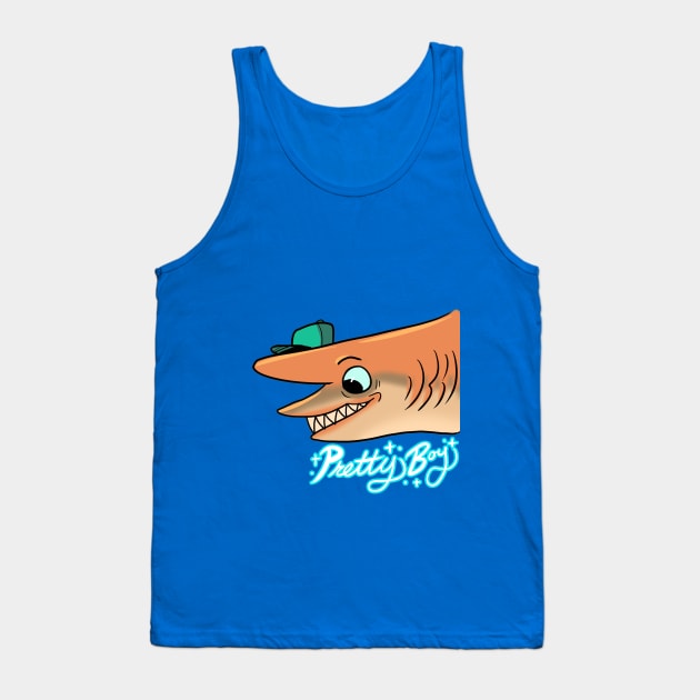 Sharks With Hats - Goblin Shark Tank Top by ProfessorBees